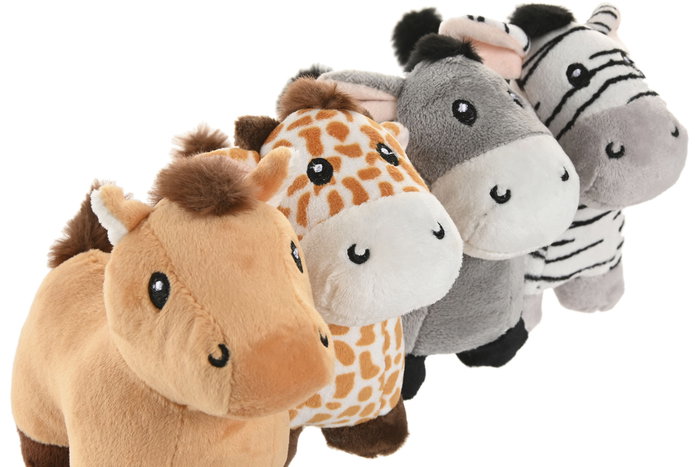 DKD Home Decor Set de Peluches de Poliéster Surtidos DKD Home Decor Set de Peluches de Poliéster Surtidos
