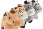 DKD Home Decor Set de Peluches de Poliéster Surtidos