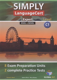 GLOBAL ELT.(ANDREW BETSIS ELT) SIMPLY LANGUAGE CERT C1 SELF-STUDY EDITION, Andrew Betsis / Maria Windsor - null