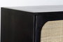 DKD Home Decor Buffet de Mango y Ratán Negro