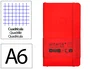 Antartik Cuaderno A6 Tapa Blanda Cuadriculado Rojo 100 Hojas 80gr FSC Antartik Notes