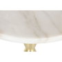 Mesa auxiliar Home ESPRIT Blanco Dorado 41 x 41 x 57 cm
