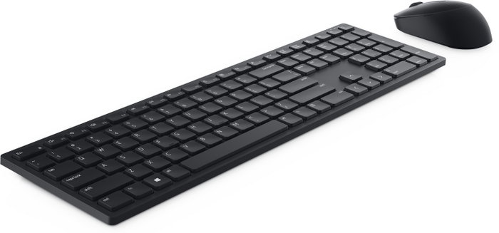 Dell KM5221W Combo de Teclado y Ratón Inalámbrico Negro US International