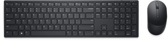 Dell KM5221W Combo de Teclado y Ratón Inalámbrico Negro US International