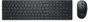 Dell KM5221W Combo de Teclado y Ratón Inalámbrico Negro US International