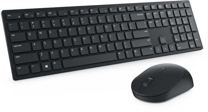 Dell KM5221W Combo de Teclado y Ratón Inalámbrico Negro US International