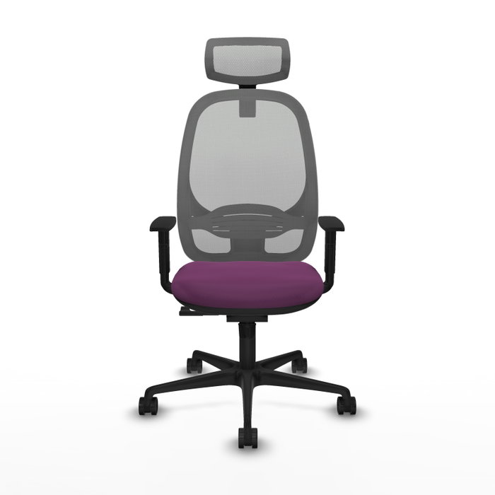 PIQUERAS Y CRESPO Silla de oficina Cilanco Morado y Gris