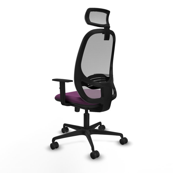 PIQUERAS Y CRESPO Silla de oficina Cilanco Morado y Gris
