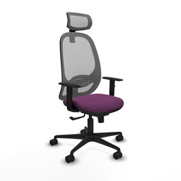PIQUERAS Y CRESPO Silla de oficina Cilanco Morado y Gris