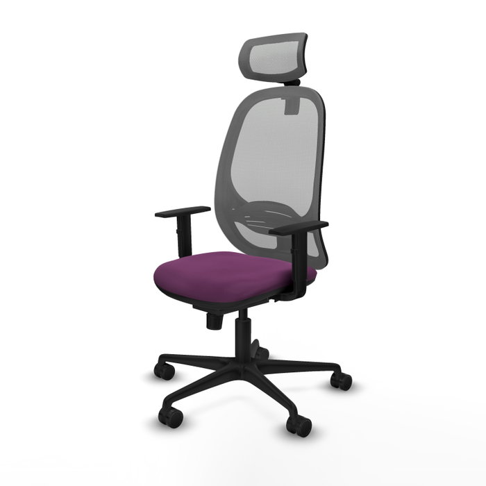 PIQUERAS Y CRESPO Silla de oficina Cilanco Morado y Gris