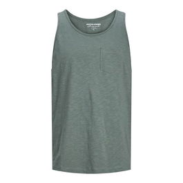 Camiseta de Manga Corta Hombre Jack & Jones 12252180-17-6009 TCX Verde (S)