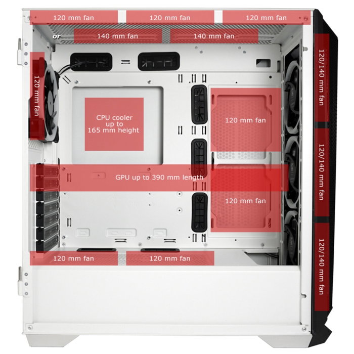 LC-Power LC-805BW-ON Gaming 805BW - Holo - Blanco/Negro LC-Power LC-805BW-ON Gaming 805BW - Holo - Blanco/Negro