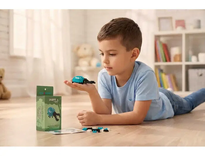 Imaginovo Juego de mini bloques de construcción Shape It Escarabajo Emperador, 95 piezas Imaginovo Juego de mini bloques de construcción Shape It Escarabajo Emperador, 95 piezas