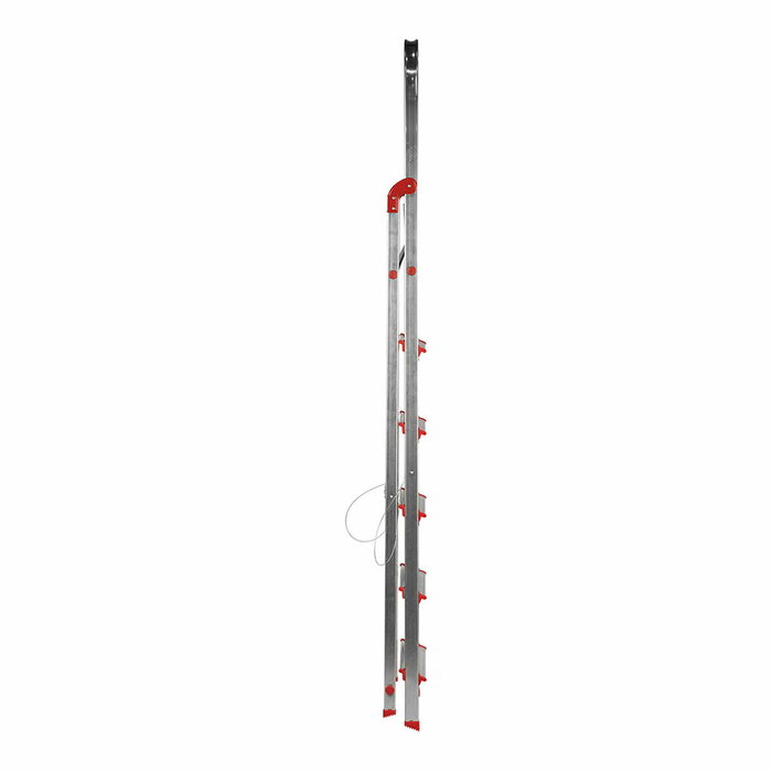 Rolser Escalera de Aluminio de 6 Peldaños, 122 cm