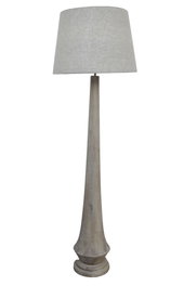 DKD Home Decor Lampara de Pie Colonial, 48x140 cm, Lámpara de Lino, DKD Home Decor 48 x 140 x 48 cm