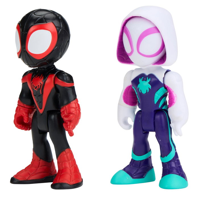 HASBRO Spidey and his Amazing Friends Rescue-Webs Pack 2 Figuras Miles y Ghost