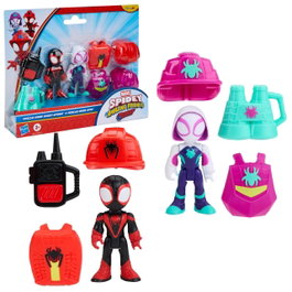 HASBRO Spidey and his Amazing Friends Rescue-Webs Pack 2 Figuras Miles y Ghost