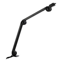 Cherry MA 6.0 uni Soporte de Escritorio para Micrófono con USB-HUB Integrado, Negro, Aluminio, USB