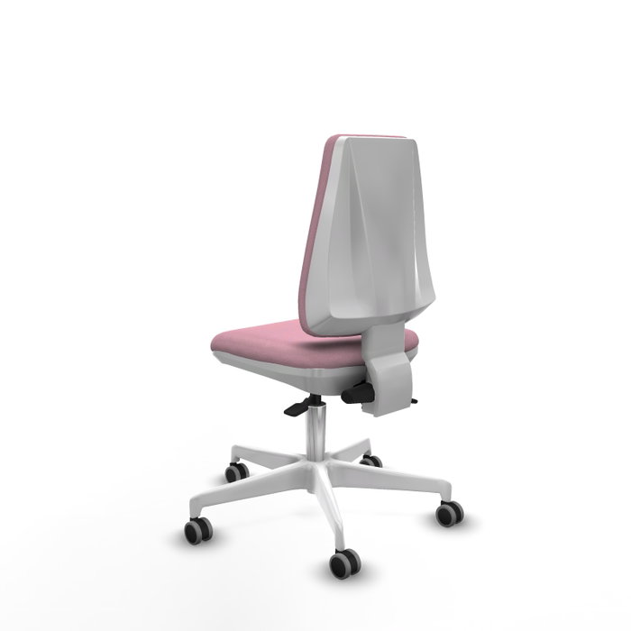 PIQUERAS Y CRESPO Silla de oficina Elche Rosa con mecanismo Asincro