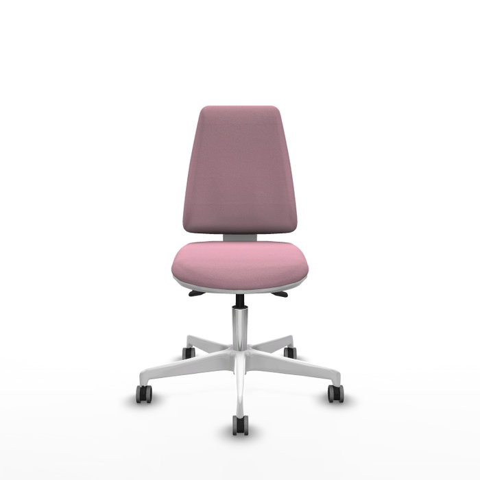 PIQUERAS Y CRESPO Silla de oficina Elche Rosa con mecanismo Asincro