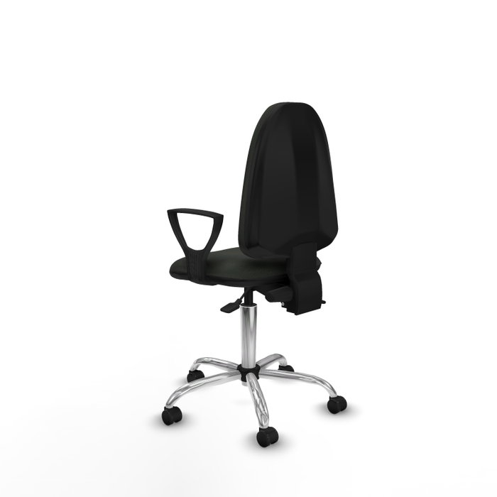 PIQUERAS Y CRESPO Silla de oficina Aýna con mecanismo Asincro, color Negro