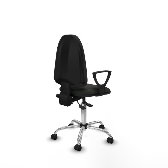 PIQUERAS Y CRESPO Silla de oficina Aýna con mecanismo Asincro, color Negro