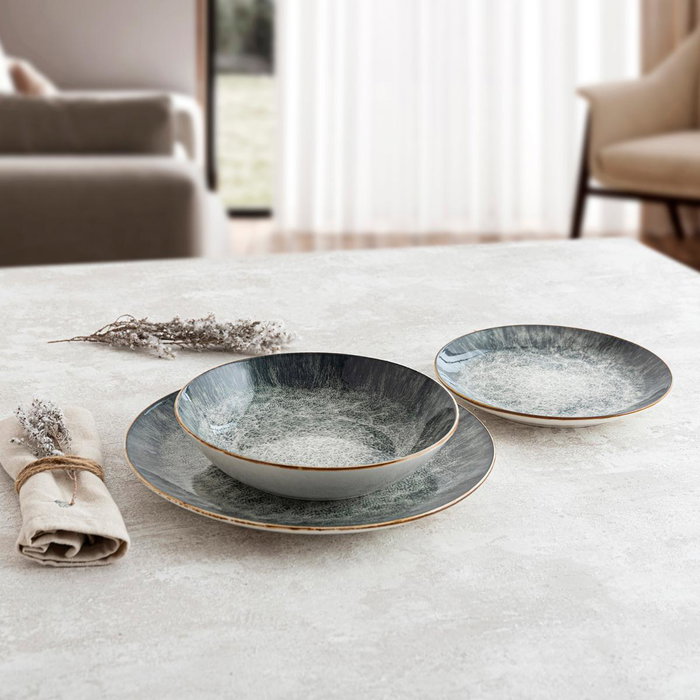 Vajilla Porcelana Stela Bidasoa 12 Piezas - 4 Personas