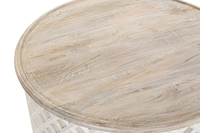 DKD Home Decor Mesa de Centro de Mango Natural DKD Home Decor Mesa de Centro de Mango Natural