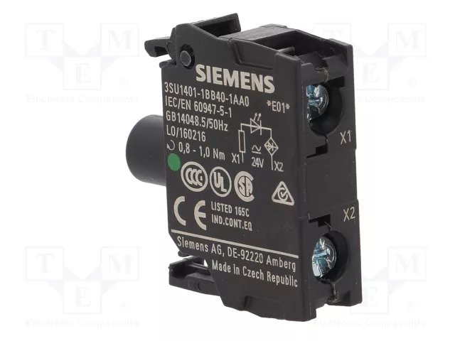 SIEMENS Elemento iluminador LED verde 22mm