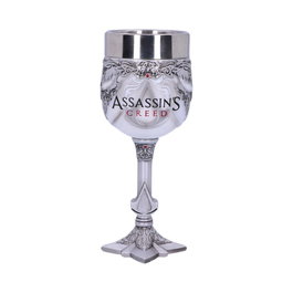 Nemesis Now Assassin's Creed Cáliz Logo de Poliresina y Acero Inoxidable