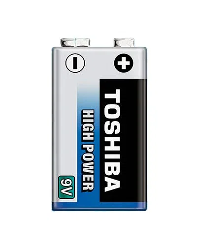 Toshiba 6LR61GCP BP-1 Pila Alcalina 9V - 1 Unidad - Batería de alto rendimiento