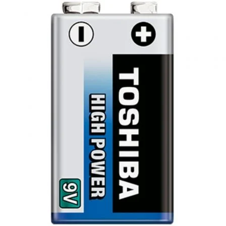 Toshiba 6LR61GCP BP-1 Pila Alcalina 9V de Alto Rendimiento