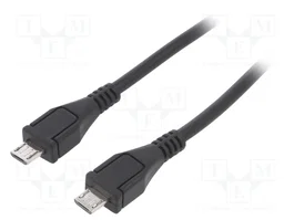 AKYGA Cable USB 2.0 con conector USB B micro en ambos lados, 0,6m