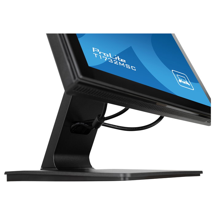 Iiyama T1732MSC-B1S ProLite Monitor táctil 17" (43.2 cm) 1280x1024 5:4 Multitoque 10 puntos, HDMI, DisplayPort, Altavoces, Negro