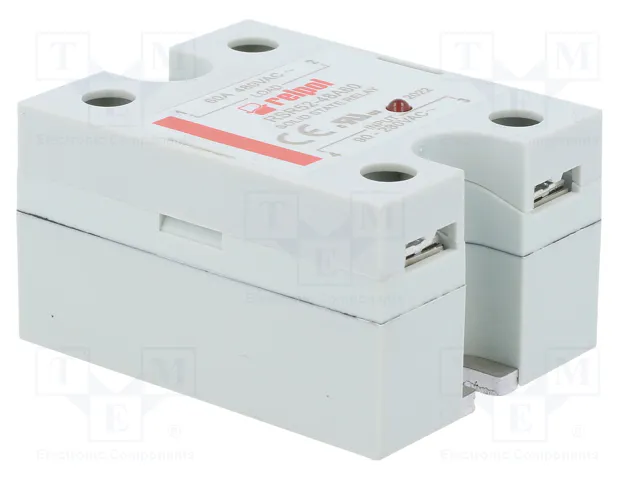 RELPOL RSR52 Relé de semiconductor monofásico 60A 48÷530VAC RELPOL RSR52 Relé de semiconductor monofásico 60A 48÷530VAC