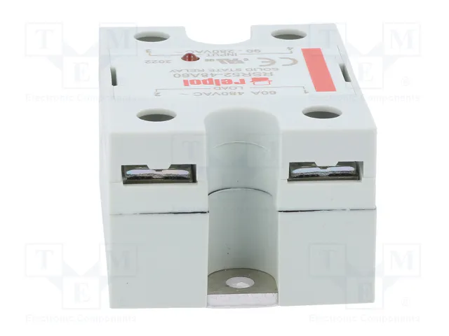 RELPOL RSR52 Relé de semiconductor monofásico 60A 48÷530VAC RELPOL RSR52 Relé de semiconductor monofásico 60A 48÷530VAC