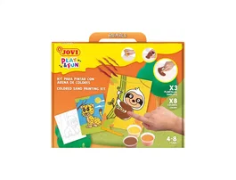 Jovi Play&Fun Pinta con Arena de Colores Animales Terrestres