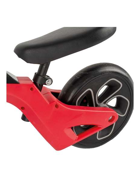 Ociotrends Bicicleta sin pedales Tech Balance Bike Roja 10 pulgadas para niños de 2 a 4 años