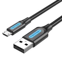 Vention Cable USB 2.0 COLBC USB A a Micro-USB B 25cm Negro