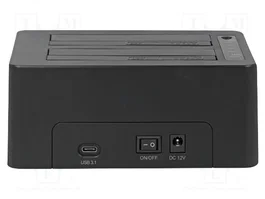 DeLOCK 63957 Dockingstation USB Type-C™ para 2 x SATA HDD/SSD con función de clonación