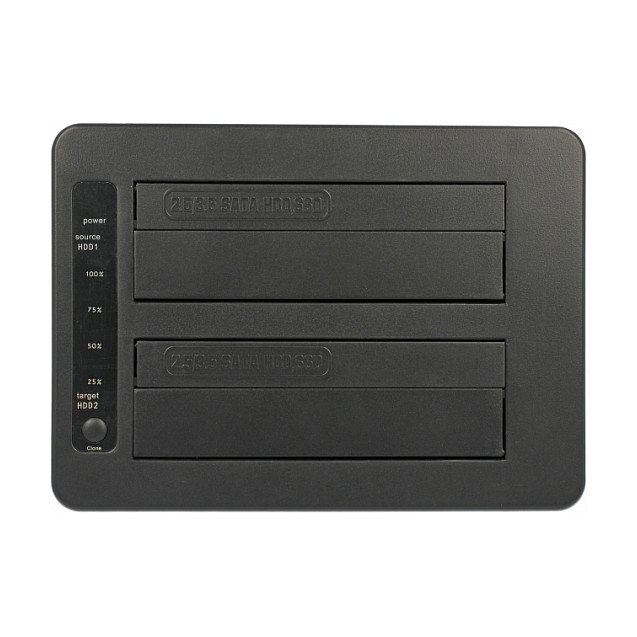 DeLOCK Docking Station USB Type-C 10 Gbps 63957 para 2 HDD/SSD SATA con Función Clonar