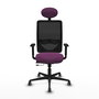 PIQUERAS Y CRESPO Silla de oficina Zulema Morada con mecanismo Sincro/Traslack