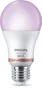 Philips 929003601062 Bombilla LED Inteligente E27 A60 8,5W WiFi/Bluetooth, Cambio de Color Blanco Cálido a Frío (2200-6500K), 806 lm, Regulable