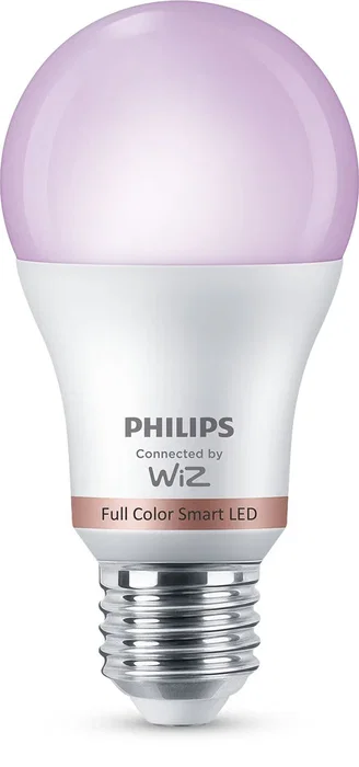 Philips 929003601062 Bombilla LED Inteligente E27 A60 8,5W WiFi/Bluetooth, Cambio de Color Blanco Cálido a Frío (2200-6500K), 806 lm, Regulable