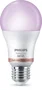 Philips 929003601062 Bombilla LED Inteligente E27 A60 8,5W WiFi/Bluetooth, Cambio de Color Blanco Cálido a Frío (2200-6500K), 806 lm, Regulable