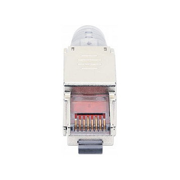 Intellinet 790741 Conector RJ45 Macho Cat6a STP 10G U/FTP Con Contactos Chapados en Oro para Cable de Red