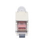 Intellinet 790741 Conector RJ45 Macho Cat6a STP 10G U/FTP Con Contactos Chapados en Oro para Cable de Red