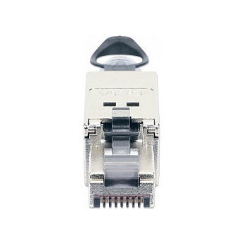 Intellinet 790741 Conector RJ45 Macho Cat6a STP 10G U/FTP Con Contactos Chapados en Oro para Cable de Red