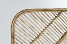 DKD Home Decor Cabecero Cama Balines Ratan Natural 175 x 126 x 3 cm