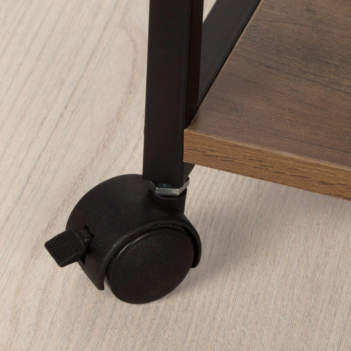 Estantería Max Home Hierro Madera MDF 3 Estantes 48 X 62 X 30 CM